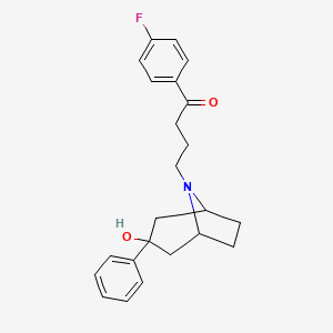 1-(4-Fluorophenyl)-4-(3-hydroxy-3-phenyl-8-aza-bicyclo[3.2.1]octan-8-yl)butan-1-one