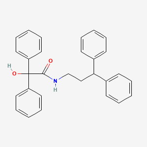 N-(3,3-Diphenyl)propyl-2-hydroxy-2,2-diphenylacetamide