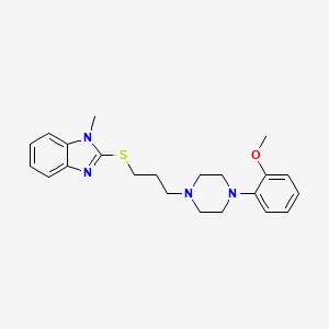 2-[[3-[4-(2-Methoxyphenyl)-1-piperazinyl]propyl]thio]-1-methyl-1H-benzimidazole