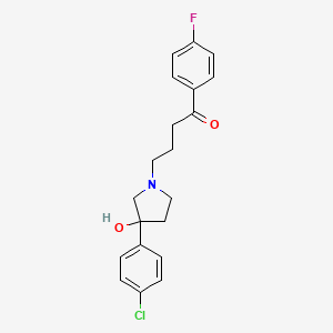 4-(3-(4-Chlorophenyl)-3-hydroxypyrrolidin-1-yl)-1-(4-fluorophenyl)butan-1-one