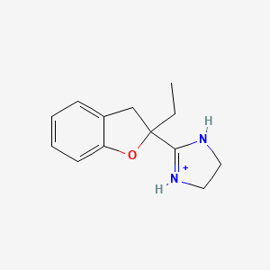 molecular formula C13H17N2O+ B10793116 Efaroxane 