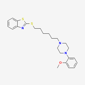 2-[[6-[4-(2-Methoxyphenyl)-1-piperazinyl]hexyl]thio]benzothiazole