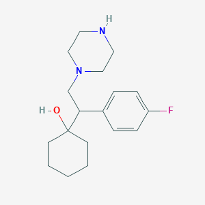 1-[1-(4-Fluorophenyl)-2-piperazin-1-ylethyl]cyclohexanol Dihydrochloride