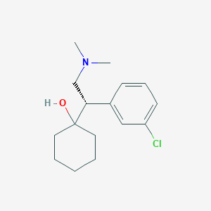 molecular formula C16H24ClNO B10793222 (+)-1-[(1S)-1-(3-Chlorophenyl)-2-(dimethylamino)ethyl]cyclohexanol 