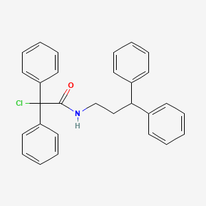 N-(3,3-Diphenyl)propyl-2-chloro-2,2-diphenylacetamide