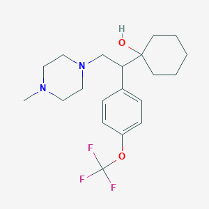 1-{2-(4-Methylpiperazin-1-yl)-1-[4-(trifluoromethoxy)phenyl]ethyl}cyclohexanol Dihydrocholoride