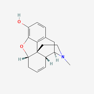 molecular formula C17H19NO2 B10793349 6-Desoxymorphine 