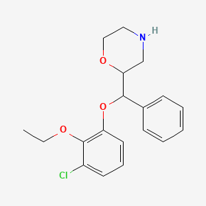 Rac-syn-2-((3-chloro-2-ethoxyphenoxy)(phenyl)methyl)morpholine