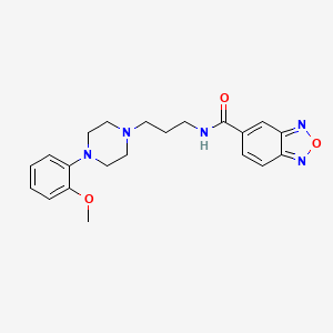 N-[4-[3-(2-Methoxyphenyl)piperazin-1-yl]propyl]-2,1,3-benzoxadiazole-5-carboxamide