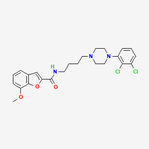 N-(4-(4-(2,3-dichlorophenyl)piperazin-1-yl)butyl)-7-methoxybenzofuran-2-carboxamide