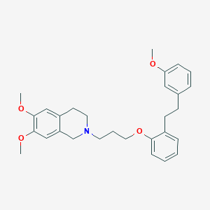 3-{2-[2-(3-Methoxyphenyl)ethyl]phenoxy}propyl-(6,7-dimethoxy-3,4-dihydroisoquinoline)