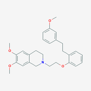 2-{2-[2-(3-Methoxyphenyl)ethyl]phenoxy}ethyl-(6,7-dimethoxy-3,4-dihydroisoquinoline)