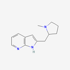 (S)-2-((1-methylpyrrolidin-2-yl)methyl)-1H-pyrrolo[2,3-b]pyridine