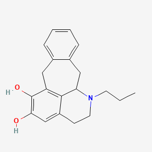 1-Propyl-1,2,3,7,12,12a-hexahydro-1-aza-pleiadene-5,6-diol