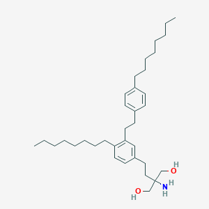 molecular formula C35H57NO2 B107937 2-氨基-2-[2-[4-辛基-3-[2-(4-辛基苯基)乙基]苯基]乙基]丙烷-1,3-二醇 CAS No. 851039-24-2