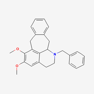 1-Benzyl-5,6-dimethoxy-1,2,3,7,12,12a-hexahydro-1-aza-pleiadene