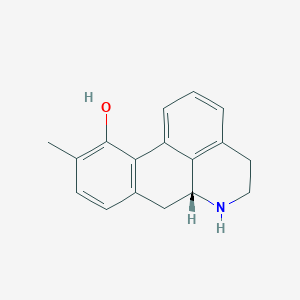 molecular formula C17H17NO B10793747 (R)-10-Methyl-5,6,6a,7-tetrahydro-4H-dibenzo[de,g]quinolin-11-ol 