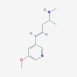 (S)-5-(5-methoxypyridin-3-yl)-N-methylpent-4-en-2-amine