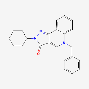 5-benzyl-2-cyclohexyl-2H-pyrazolo[4,3-c]quinolin-3(5H)-one