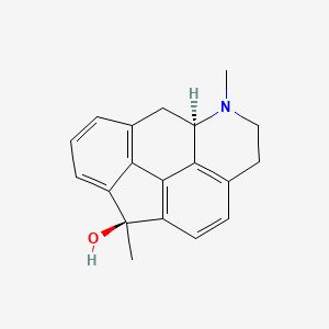 molecular formula C19H19NO B10793795 (6S,14R)-6,13-dimethyl-13-azapentacyclo[12.3.1.05,17.07,16.010,15]octadeca-1(17),2,4,7(16),8,10(15)-hexaen-6-ol 