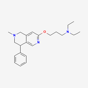 N,N-diethyl-3-(6-methyl-8-phenyl-5,6,7,8-tetrahydro-2,6-naphthyridin-3-yloxy)propan-1-amine