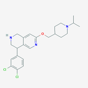 4-(3,4-Dichlorophenyl)-7-((1-isopropylpiperidin-4-yl)methoxy)-1,2,3,4-tetrahydro-2,6-naphthyridine