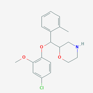 (S)-2-((S)-(4-chloro-2-methoxyphenoxy)(o-tolyl)methyl)morpholine