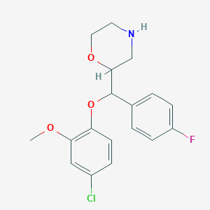 (S)-2-((S)-(4-chloro-2-methoxyphenoxy)(4-fluorophenyl)methyl)morpholine