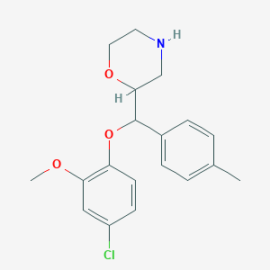 (S)-2-((S)-(4-chloro-2-methoxyphenoxy)(p-tolyl)methyl)morpholine