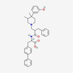 (S)-2-{(S)-2-benzyl-3-[(3R,4R)-4-(3-hydroxy-phenyl)-3,4-dimethyl-piperidin-1-yl]-propionylamino}-3-biphenyl-4-yl-propionic acid