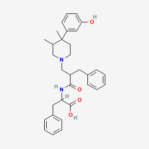 (S)-2-((S)-2-(((3R,4R)-4-(3-hydroxyphenyl)-3,4-dimethylpiperidin-1-yl)methyl)-3-phenylpropanamido)-3-phenylpropanoic acid