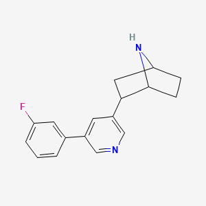 Rac-3'-(3-fluorophenyl)deschloroepibatidine dihydrochloride