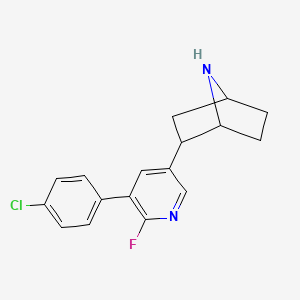 Rac-2-(5-(4-chlorophenyl)-6-fluoropyridin-3-yl)-7-aza-bicyclo[2.2.1]heptane hydrochloride