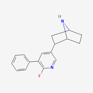 2-(6-Fluoro-5-phenyl-pyridin-3-yl)-7-aza-bicyclo[2.2.1]heptane