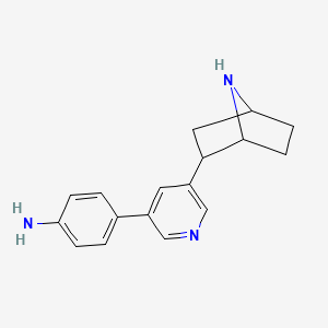 Rac-3-(4-aminophenyl)deschloroepibatidine trihydrochloride