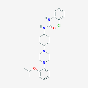 1-(2-Chlorophenyl)-3-(4-(4-(2-isopropoxyphenyl)piperazin-1-yl)cyclohexyl)urea