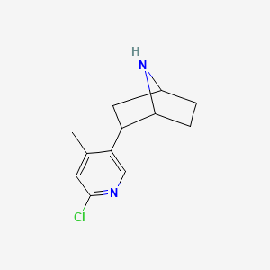 2-(6-Chloro-4-methylpyridin-3-yl)-7-azabicyclo[2.2.1]heptane