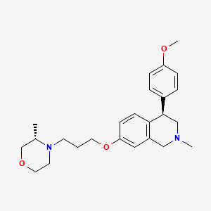 (R)-4-(4-methoxyphenyl)-2-methyl-7-(3-((S)-3-methylmorpholino)propoxy)-1,2,3,4-tetrahydroisoquinoline