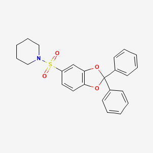 1-(2,2-Diphenyl-benzo[1,3]dioxole-5-sulfonyl)-piperidine