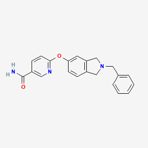 6-(2-Benzylisoindolin-5-yloxy)nicotinamide