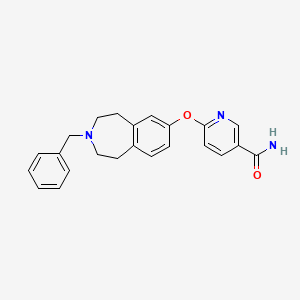 6-(3-benzyl-2,3,4,5-tetrahydro-1H-benzo[d]azepin-7-yloxy)nicotinamide