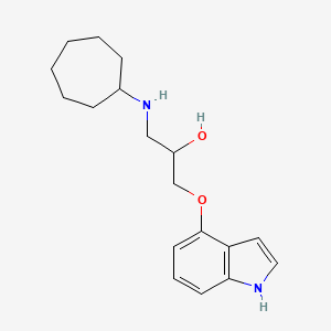 1-(1H-indol-4-yloxy)-3-(cycloheptylamino)propan-2-ol