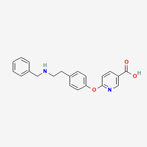 6-(4-(2-(Benzylamino)ethyl)phenoxy)nicotinic acid