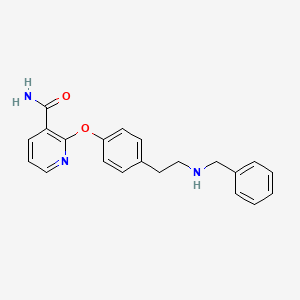 2-[4-(2-Benzylaminoethyl)phenoxy]nicotinamide