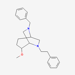 6-Benzyl-2-methoxy-8-phenethyl-6,8-diaza-bicyclo[3.2.2]nonane