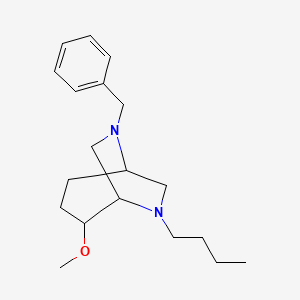 6-Benzyl-8-butyl-2-methoxy-6,8-diaza-bicyclo[3.2.2]nonane