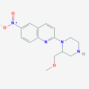 2-[(2-Methoxymethyl)piperazin-1-yl]-6-nitroquinoline