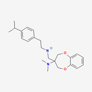 3-((4-isopropylphenethylamino)methyl)-N,N-dimethyl-3,4-dihydro-2H-benzo[b][1,4]dioxepin-3-amine