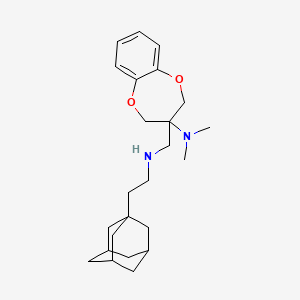 {3-[(2-adamantan-1-yl-ethylamino)-methyl]-3,4-dihydro-2H-benzo[b][1,4]dioxepin-3-yl}-dimethyl-amine