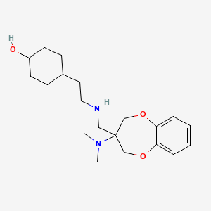 4-(2-((3-(dimethylamino)-3,4-dihydro-2H-benzo[b][1,4]dioxepin-3-yl)methylamino)ethyl)cyclohexanol